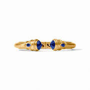 Julie Vos Cannes Demi Cuff-Gold/Iridescent Sapphire Blue