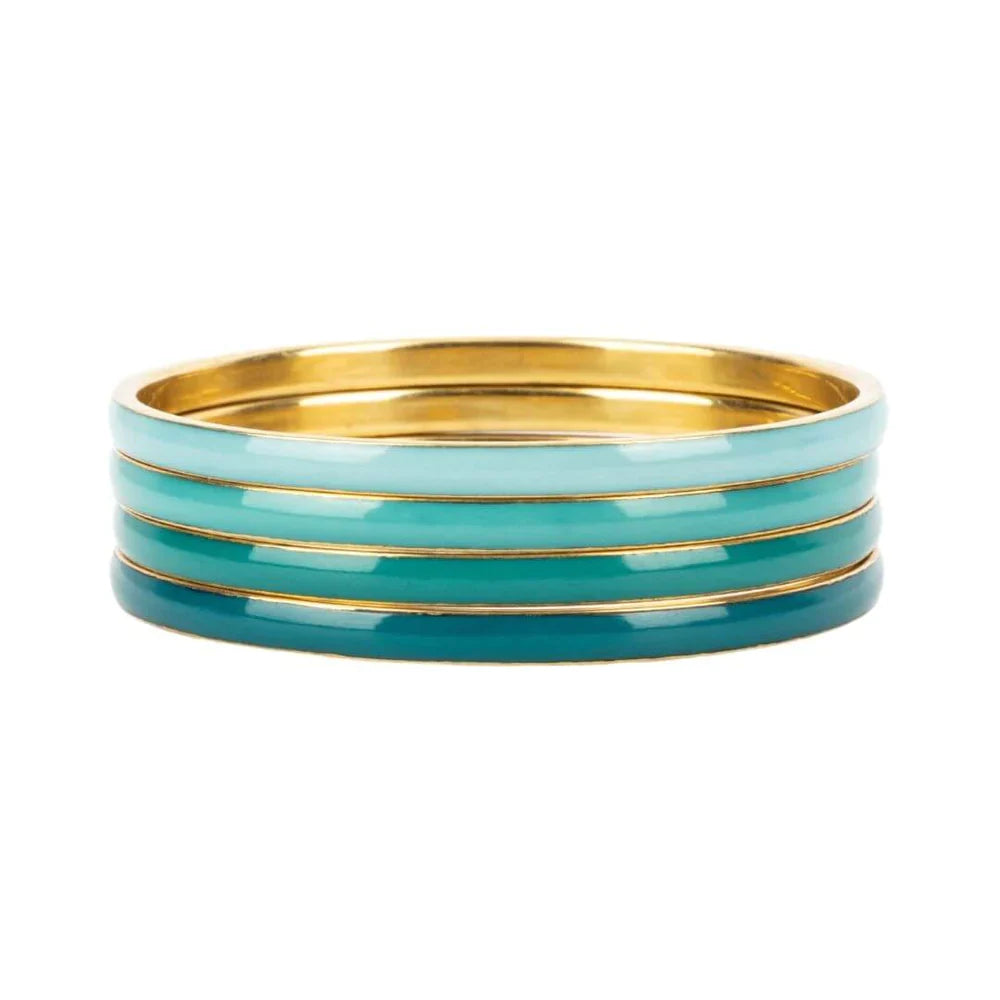 Budhagirl Caribe Krishna Bangles -Set of 4