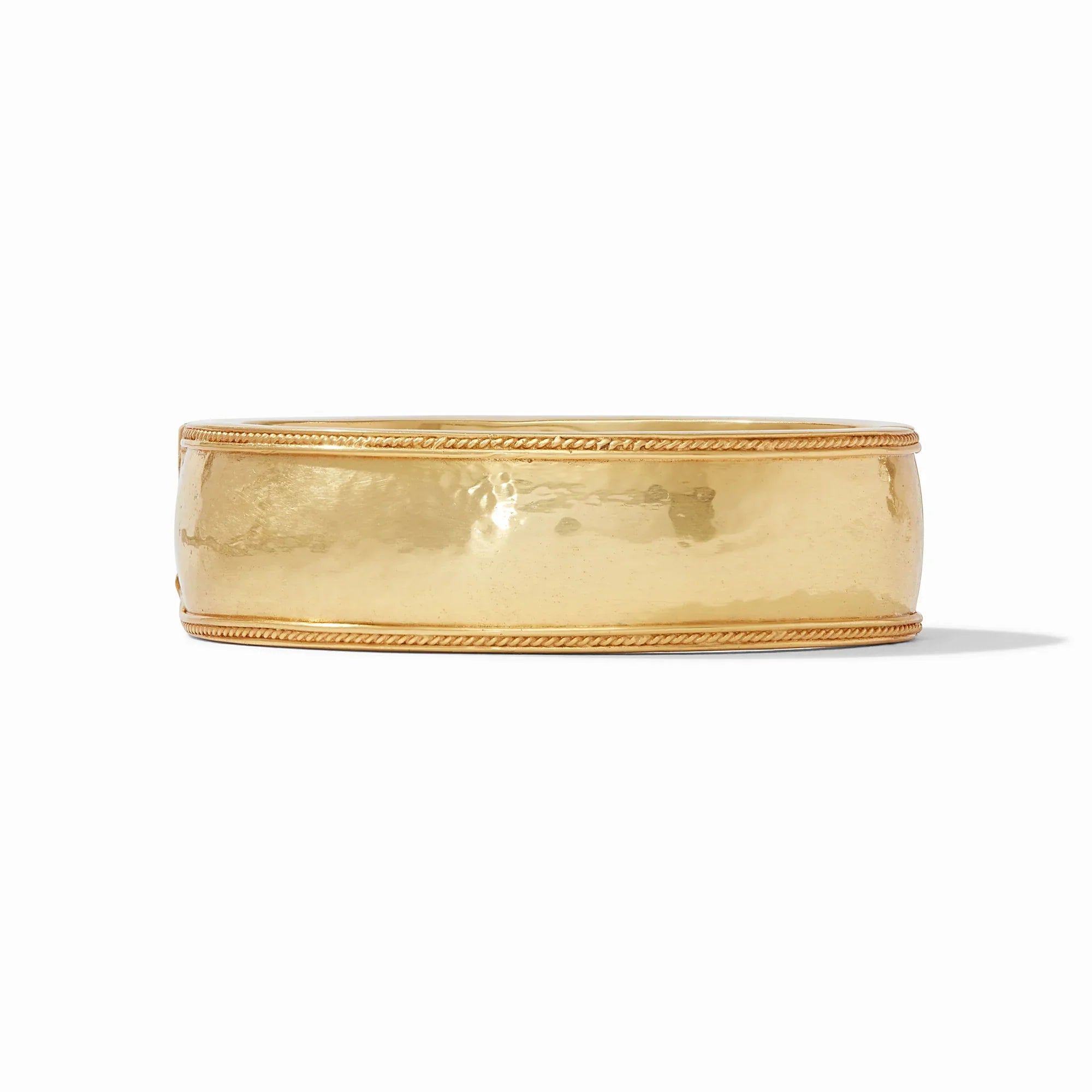 Cannes Statement Hinge Bangle- Gold