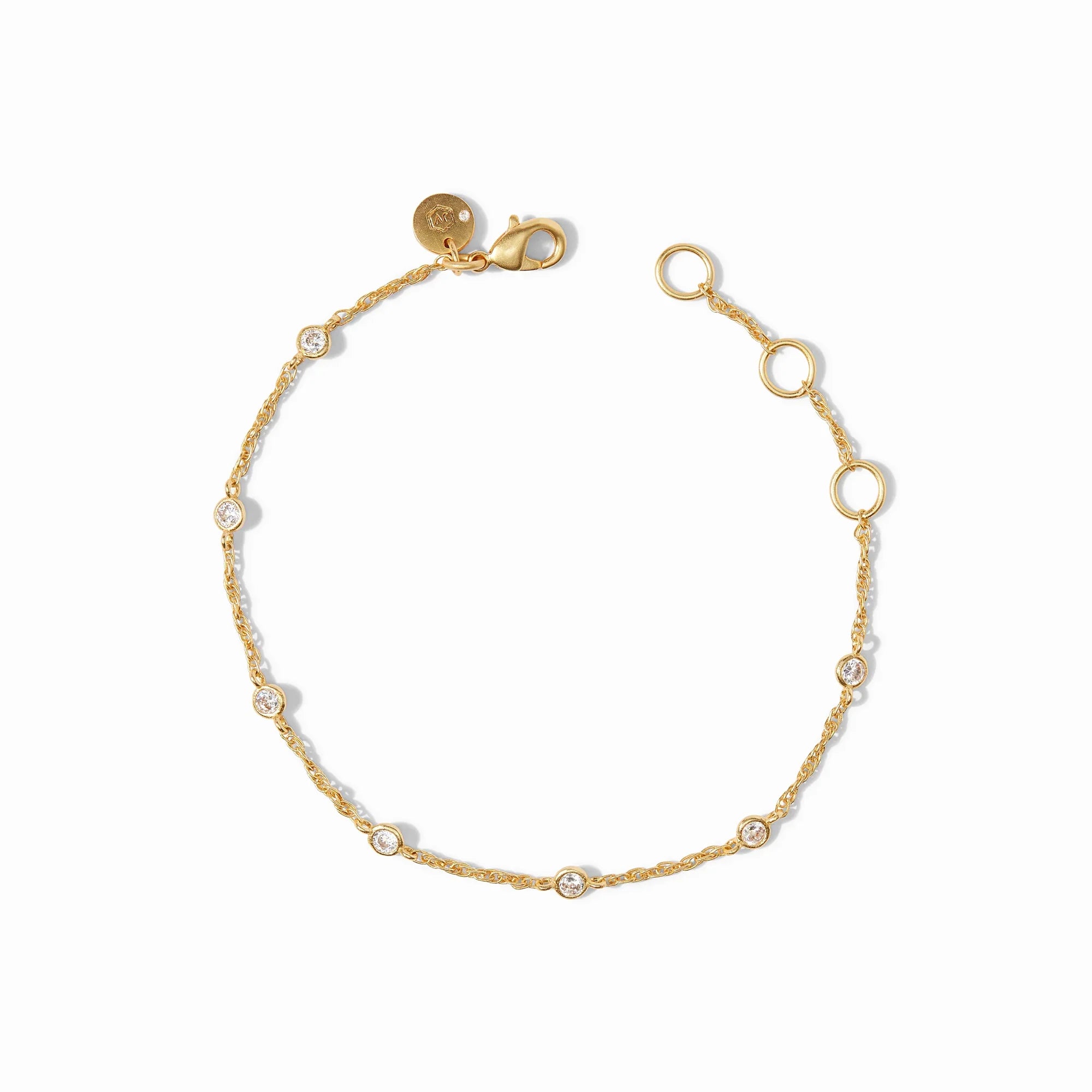 Celeste Delicate Bracelet-Cubic Zirconia/Gold