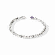 Julie Vos Cobblestone Link Bracelet-Silver