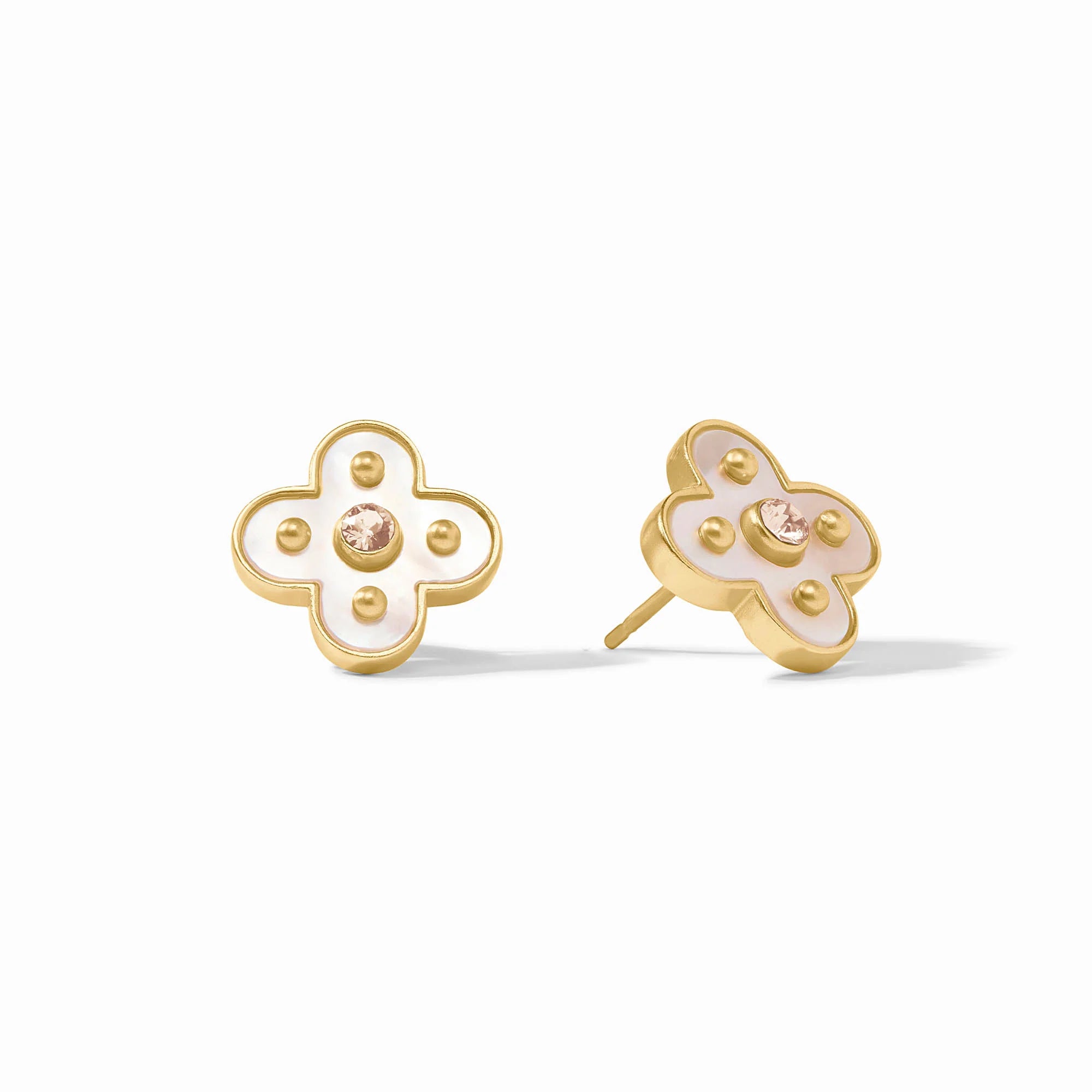 Julie Vos Colette Stud Earring -Champagne
