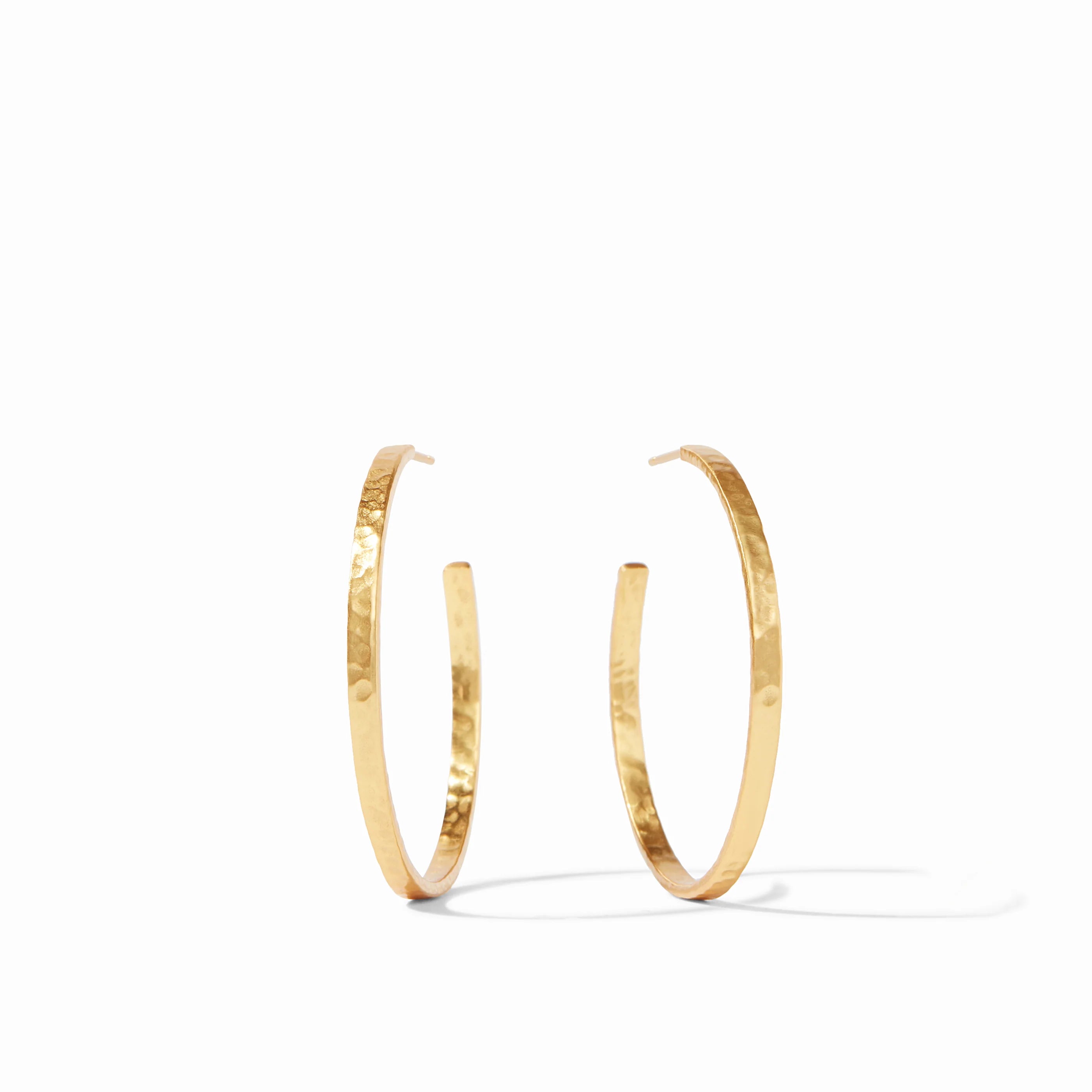Julie Vos Crescent Hoop Earring -Gold (L)