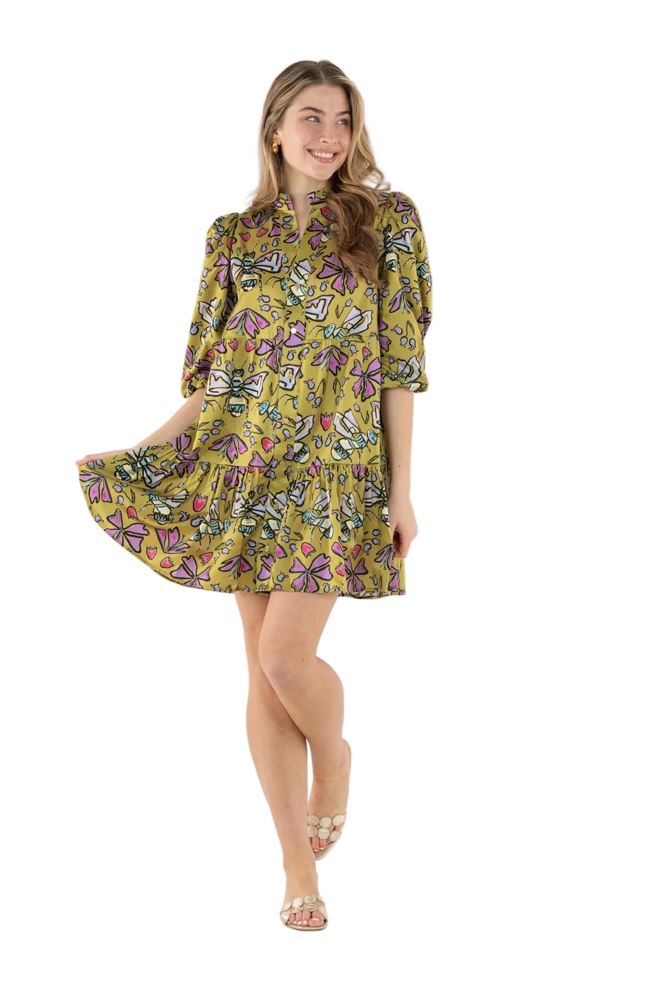 Emily McCarthy Sadie Dress -Dutch Bee
