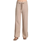 APNY Pull-On Pant with Split Hem -Heather Sand
