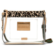 Consuela Downtown Crossbody -Clear Mona