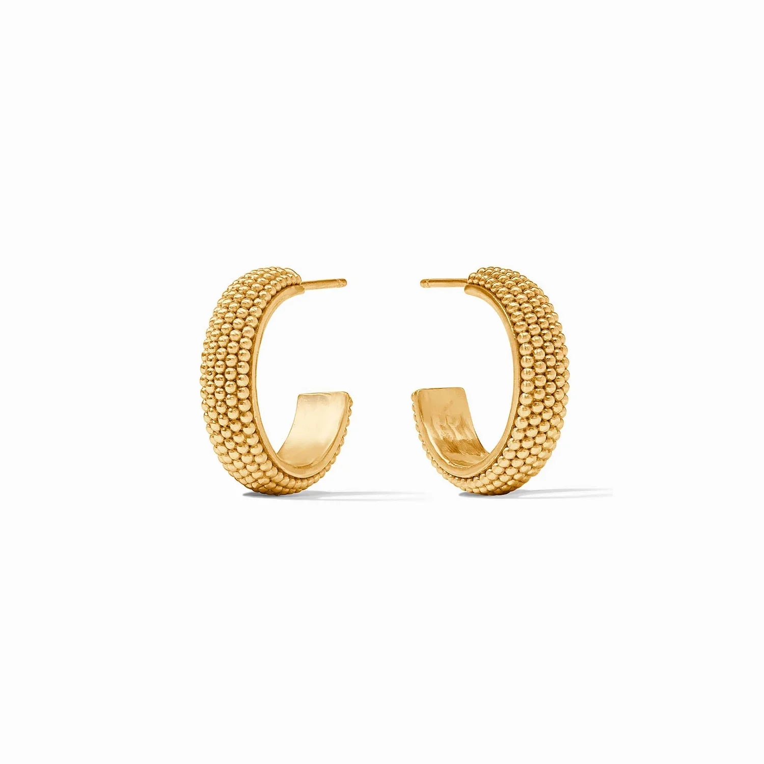 Beaded Eternity Hoop Earring