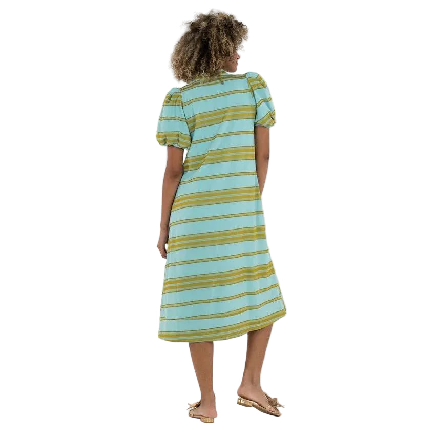 Emily McCarthy Hampton Dress -Fringe Stripe