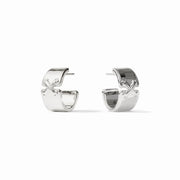 Julie Vos Essex Hoop-Silver