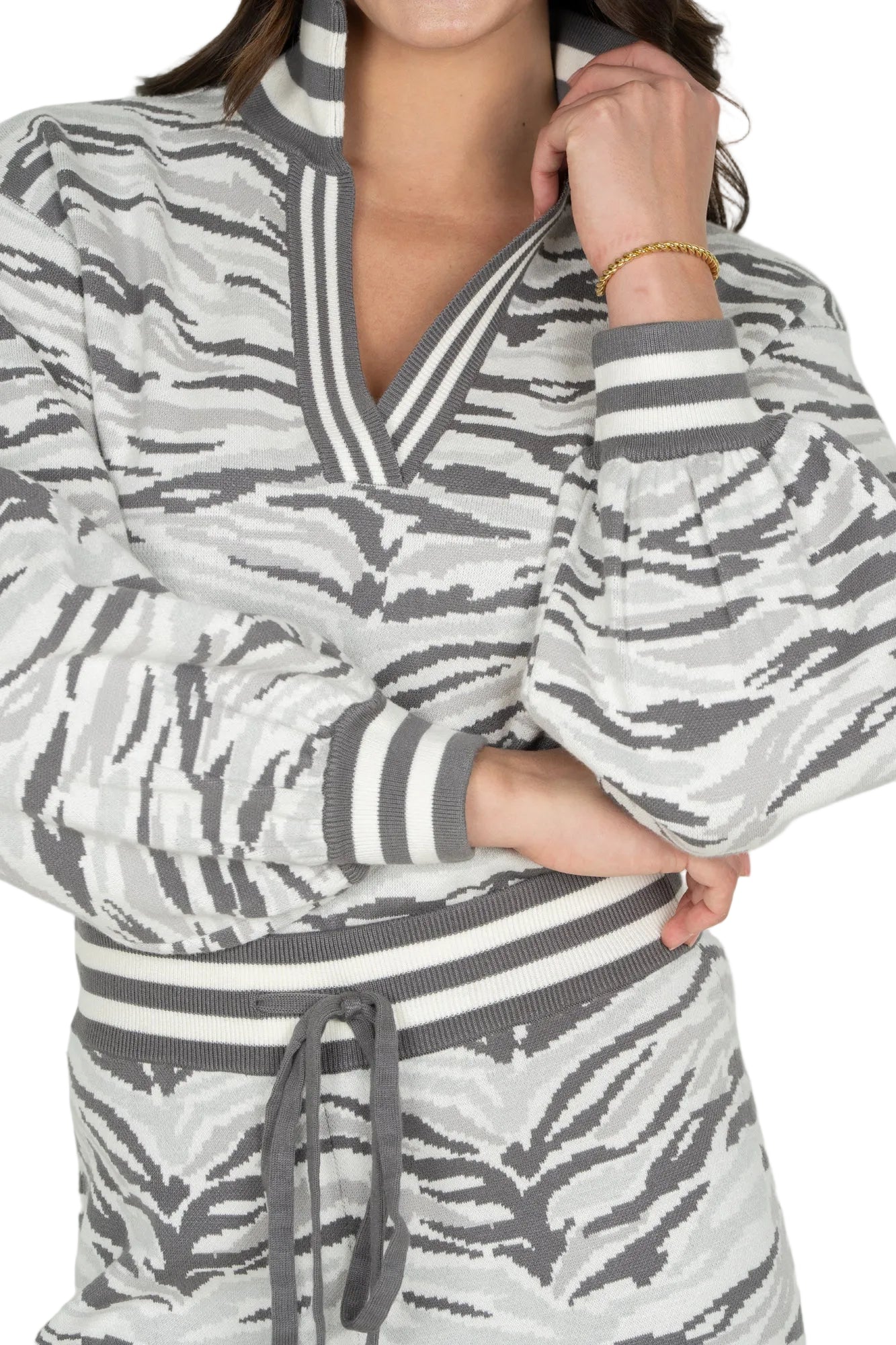 Emily McCarthy Lolli Sweater-Wild Marble