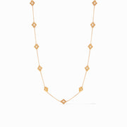 Florentine Demi Delicate Station Necklace-Gold