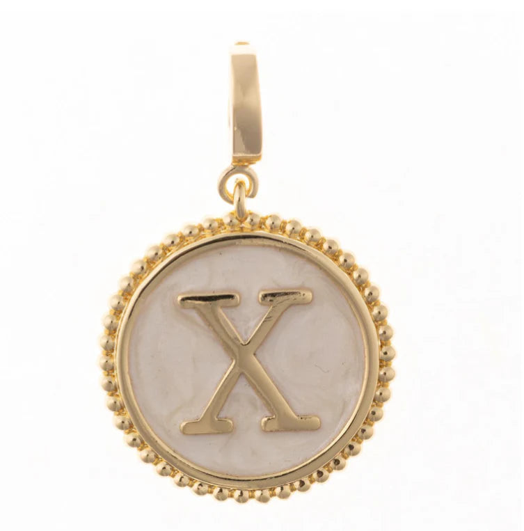 Madison Initial Charm "X"