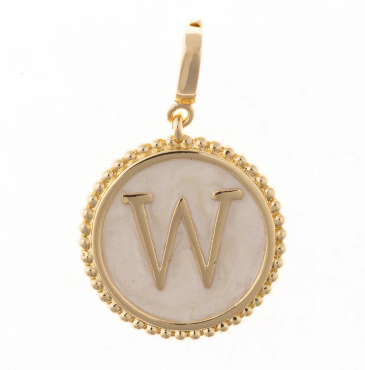 Madison Initial Charm "W"