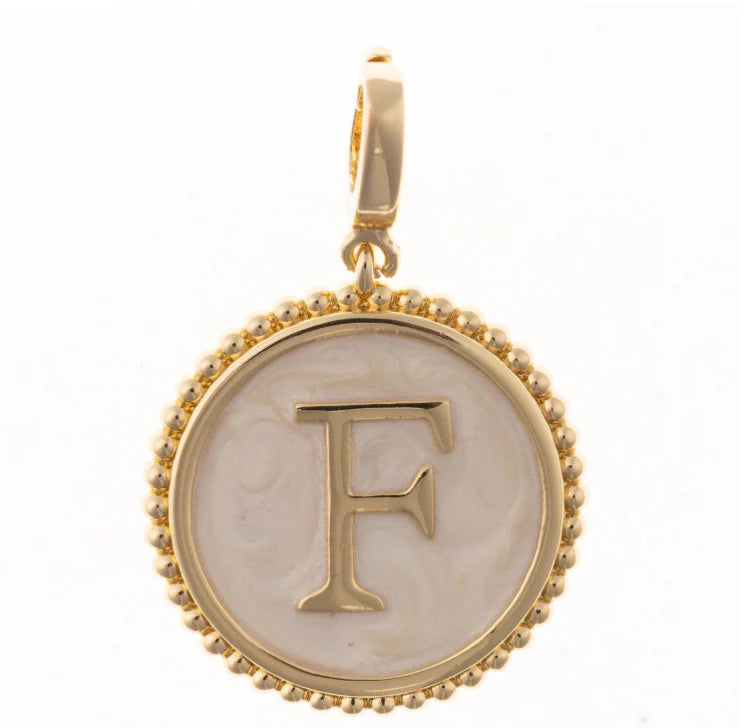 Madison Initial Charm "F"