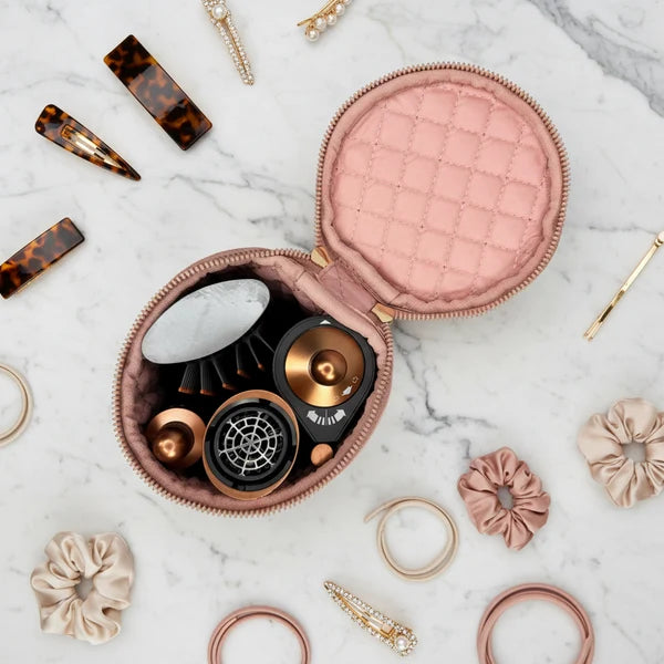 PurseN Hot Tools Holder -Blush Velvet
