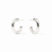 Havana Hoop Earring -Silver S
