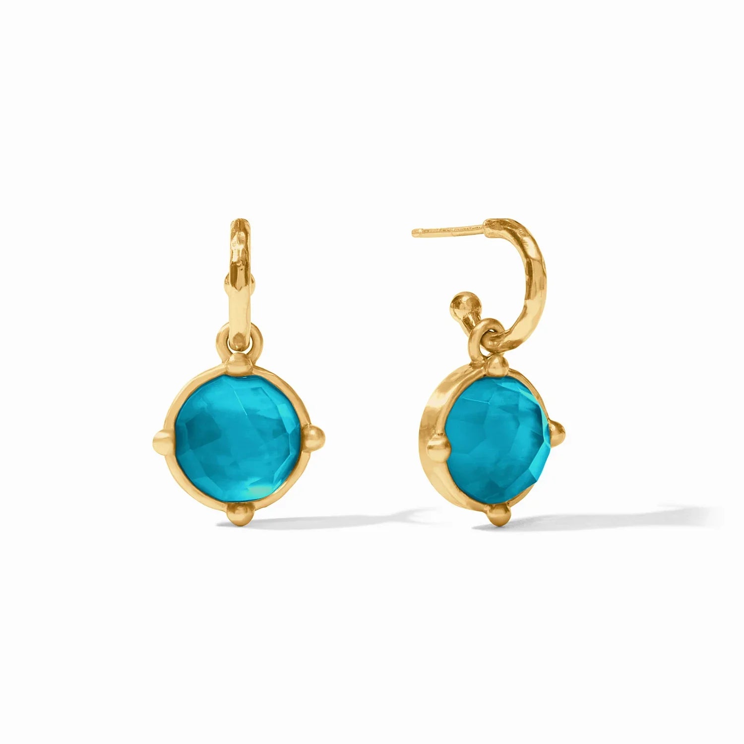 Honeybee Hoop & Charm Earring -Gold