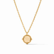 Julie Vos Honeybee solitaire Necklace-Gold/Iridescent Champagne