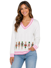 Mary Square Hazel Sweatshirt Large Nutcrackers