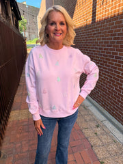 Mary Square Brooke Sweatshirt-Enchanted Forest