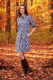 Dizzy Lizzie Chatham Dress Blue Bubbles