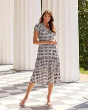 Jude Connally Libby Dress -Petite Rattan Black