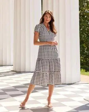 Jude Connally Libby Dress -Petite Rattan Black
