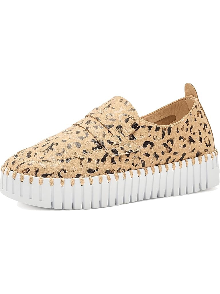 Ilse Jacobsen Tulip 3862 Metallic Leopard w/ White Sole - Latte
