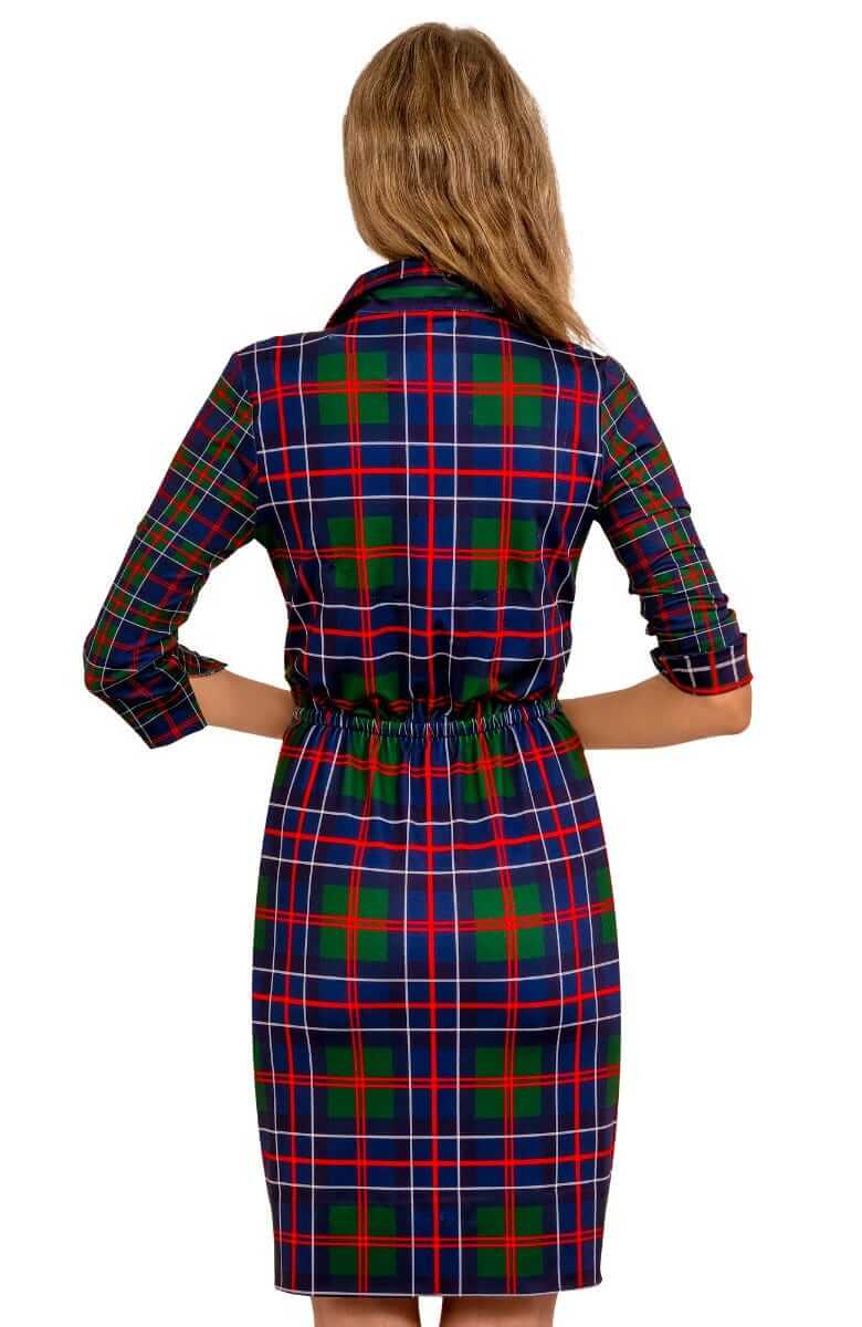 Twist & Shout Dress -Balmoral Plaid