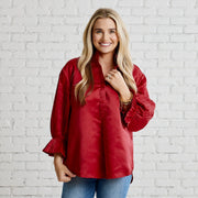 Kimberly Pleated Top