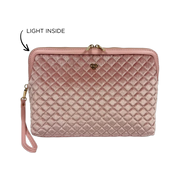 PurseN Litt Makeup Case -Blush Velvet