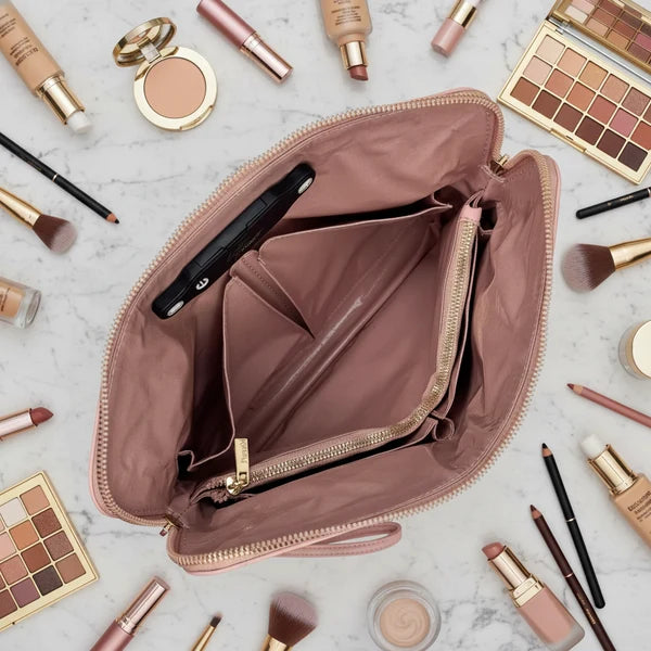 PurseN Litt Makeup Case -Blush Velvet