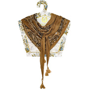 Winton and Waits Tassel Bandana-Brown