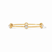 Julie Vos Milano Luxe Bangle-Gold/Cubic Zirconia Size M