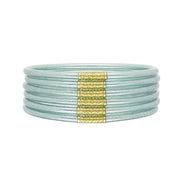 BuDhaGirl Mint Lumine All Weather Bangles (set of 6) Medium