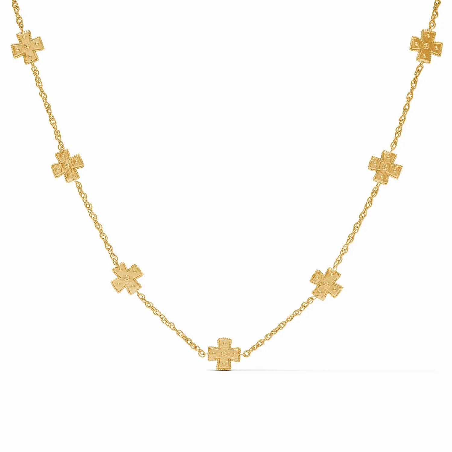 Canterbury Delicate Station Necklace-Gold