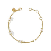Julie Vos Hydra Delicate Bracelet -Gold/Pearl (OS)