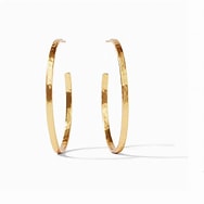 Julie Vos Crescent Hoop Earring -Gold (M)