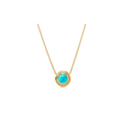 Wave Stone Delicate Necklace