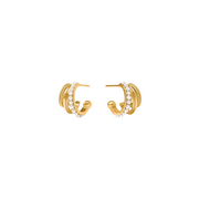 Hydra Triple Hoop Earring
