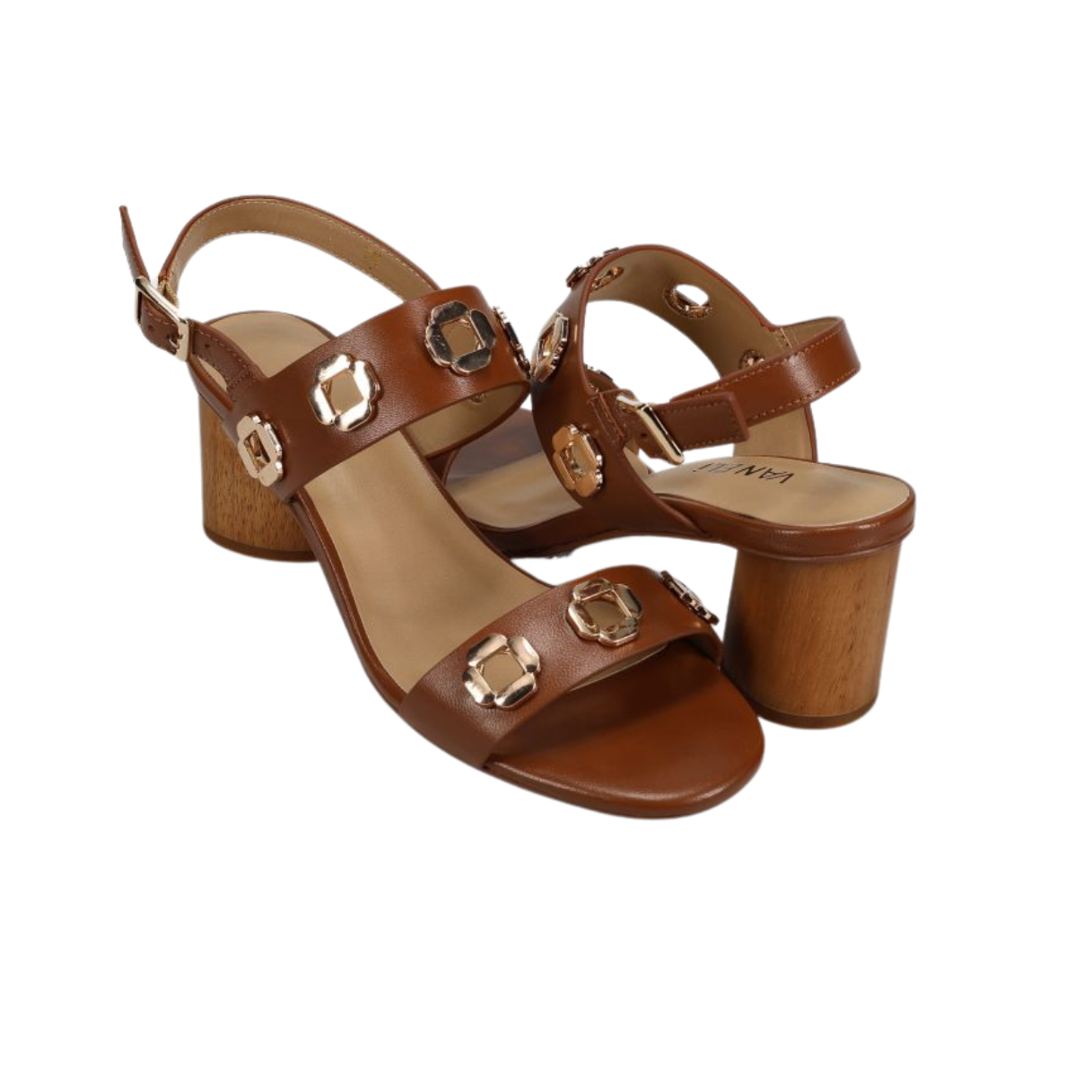 Vaneli Livana Heeled Sandal -Cuoio Nappa