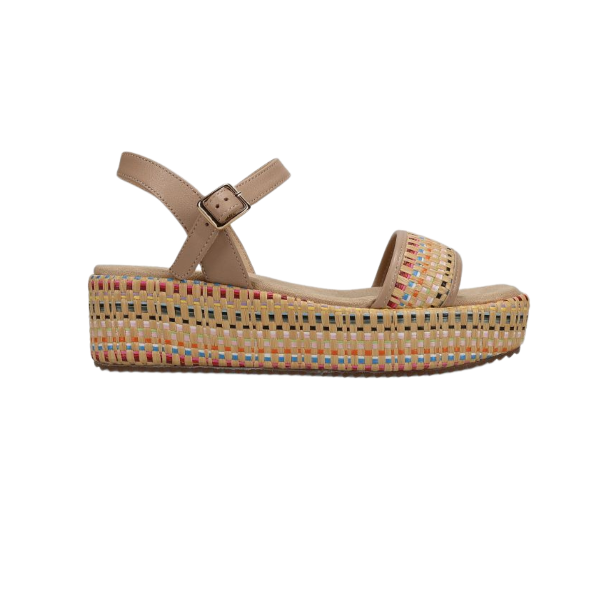 Vaneli Walda Platform Sandal -Nude/Natural