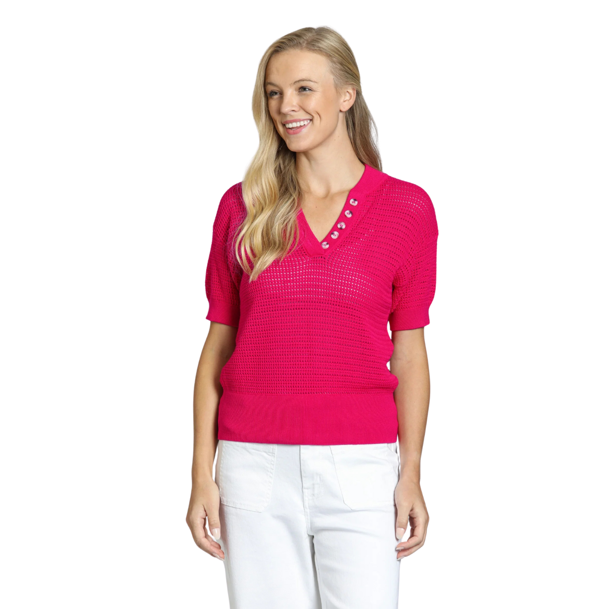 APNY Open Knit Polo