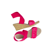 Carolina Wedge Sandal-Flamingo