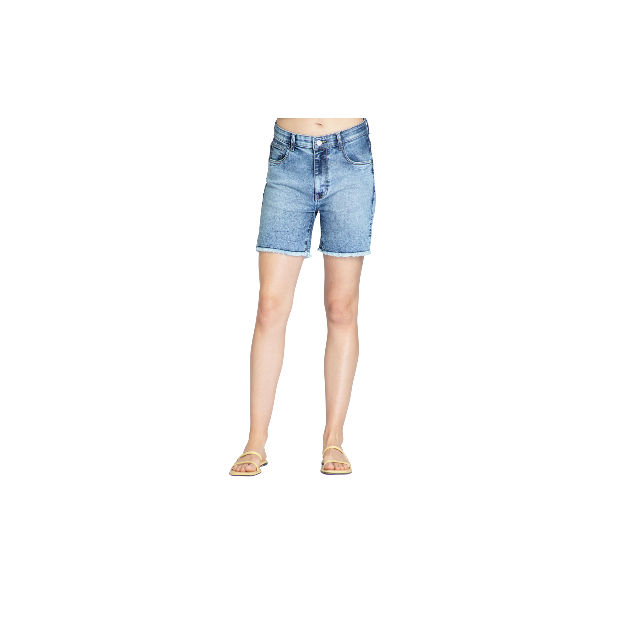 APNY City Short with Frayed Hem
