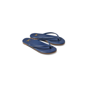Sunbeam Leather Flip Flop Sandal -Navy