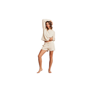 Malibu Collection Slub Double Knit Short