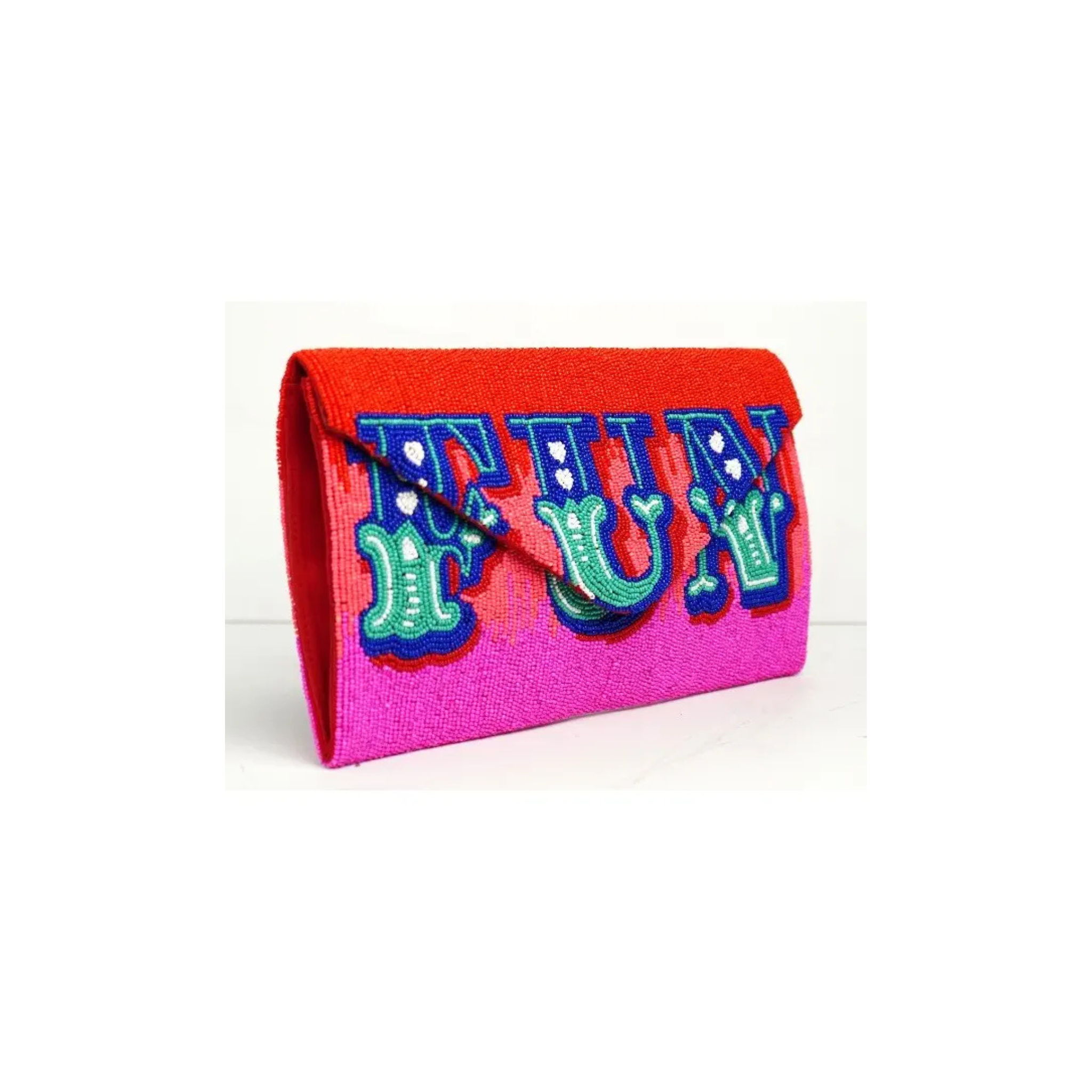 A Beaded Bag Fun Clutch