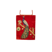 Velvet Peacock Bag