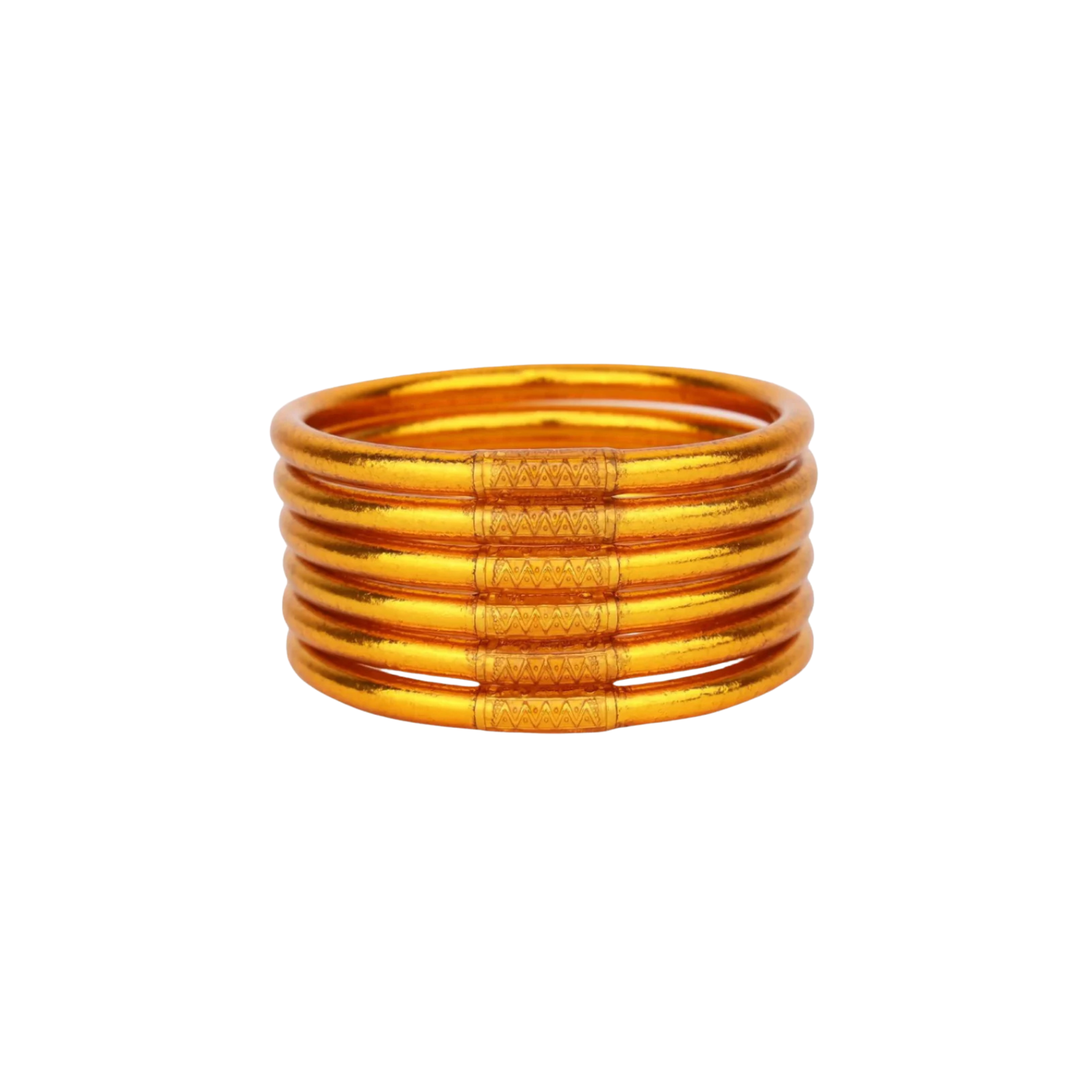 Budhagirl Spark All Weather Bangles Serenity Prayer (Set of 6) Extra Large